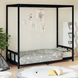 vidaxl-rama-lozka-czarna-90x200-cm-lite-drewno-sosnowe