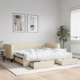 vidaxl-sofa-rozsuwana-z-szufladami-kremowa-100x200-cm-tkanina