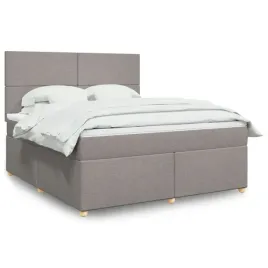 vidaxl-lozko-kontynentalne-z-materacem-taupe-tkanina-180x200-cm