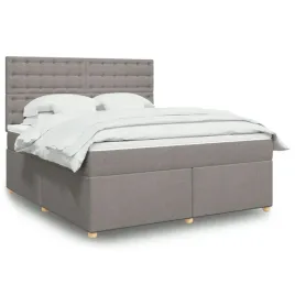 vidaxl-lozko-kontynentalne-z-materacem-taupe-tkanina-180x200-cm