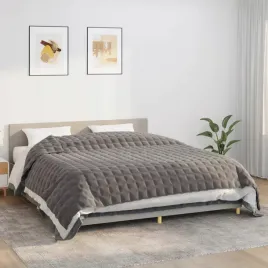 vidaxl-koc-obciazeniowy-szary-235x290-cm-11-kg-tkanina