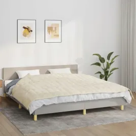 vidaxl-koc-obciazeniowy-kremowy-155x220-cm-7-kg-tkanina