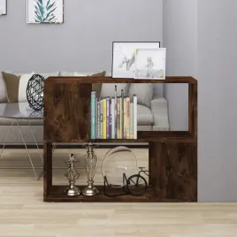 vidaxl-regal-na-ksiazki-przegroda-przydymiony-dab-80x24x63-cm