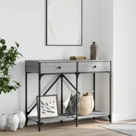 vidaxl-stolik-konsolowy-szary-dab-sonoma-100x39x785-cm