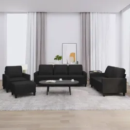 vidaxl-4-osobowa-sofa-z-poduszkami-czarna-sztuczna-skora
