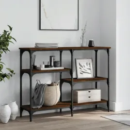 vidaxl-stolik-konsolowy-brazowy-dab-102x29x75-cm