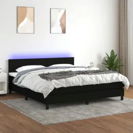 vidaxl-lozko-kontynentalne-z-materacem-czarne-160x200-cm-tkanina