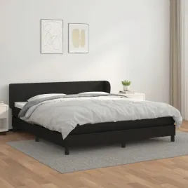vidaxl-lozko-kontynentalne-z-materacem-czarne-ekoskora-180x200-cm