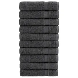 vidaxl-reczniki-premium-solund-10-szt-antracytowe-100x150-cm