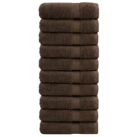 vidaxl-reczniki-premium-solund-10-szt-brazowe-50x100-cm