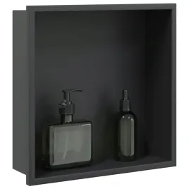 vidaxl-wneka-prysznicowa-czarna-matowa-32x32x9-cm-stal-nierdzewna
