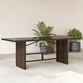 vidaxl-stol-ogrodowy-ze-szklanym-blatem-brazowy-190x80x74-cm