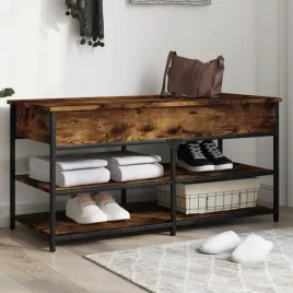 vidaxl-lawka-na-buty-przydymiony-dab-100x425x50-cm