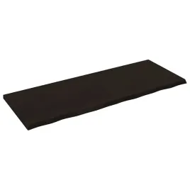 vidaxl-polka-ciemnobrazowa-160x60x-2-4-cm-wykonczone-drewno-debowe