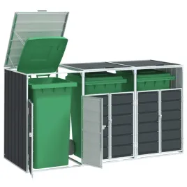vidaxl-wheelie-bin-storage-for-triple-bins-anthracite-216x81x115-cm-steel