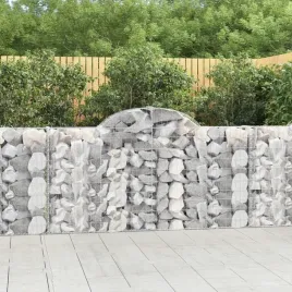 vidaxl-kosze-gabionowe-7-szt-200x30x100-120-cm-galwanizowane-zelazo