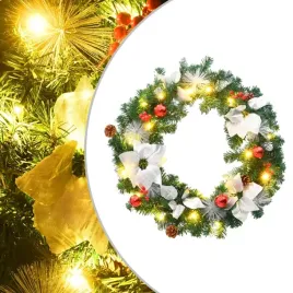vidaxl-wieniec-swiateczny-z-lampkami-led-zielony-60-cm-pvc