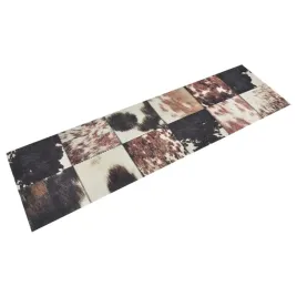 vidaxl-dywanik-kuchenny-wzor-bydlecej-skory-45x150-cm-aksamitny