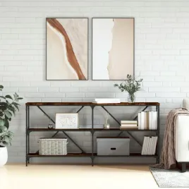 vidaxl-stolik-konsolowy-przydymiony-dab-160x30x75-cm