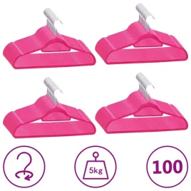 vidaxl-100-szt-wieszakow-na-ubrania-antyposlizgowe-rozowe-aksamit