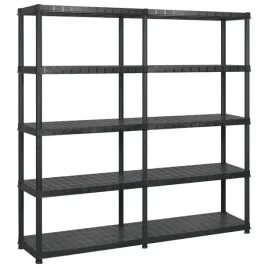 vidaxl-regal-5-poziomowy-czarny-183x457x185-cm-plastik