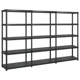 vidaxl-regal-5-poziomowy-czarny-2745x457x185-cm-plastik