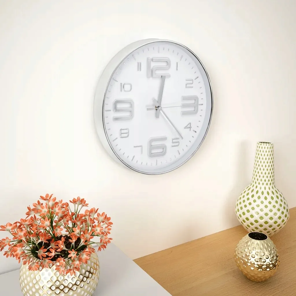 vidaxl-zegar-scienny-30-cm-srebrny