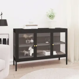 vidaxl-szafka-boczna-czarna-105x35x70-cm-stal-i-szklo
