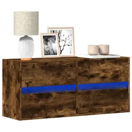 vidaxl-scienna-szafka-tv-z-led-przydymiony-dab-100x31x45-cm