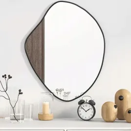 vidaxl-lustro-scienne-czarne-60x50-cm
