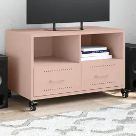 vidaxl-szafka-rtv-rozowa-68x39x435-cm-stal