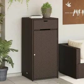 vidaxl-szafka-ogrodowa-brazowa-55x55x111-cm-polirattan
