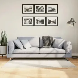 vidaxl-dywan-iza-z-krotkim-wlosiem-kremowy-80x150-cm
