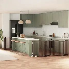 vidaxl-skladana-bramka-dla-psa-z-drzwiami-6-paneli-brazowa-480-cm