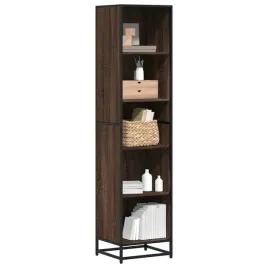 vidaxl-regal-na-ksiazki-brazowy-dab-40x35x1705-cm