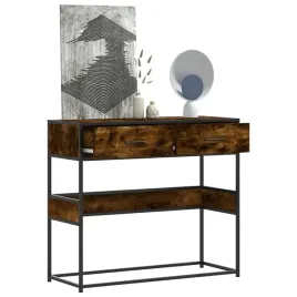vidaxl-stolik-konsolowy-przydymiony-dab-90x35x80-cm
