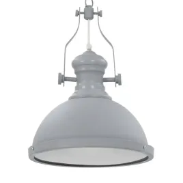 vidaxl-lampa-sufitowa-szara-okragla-e27
