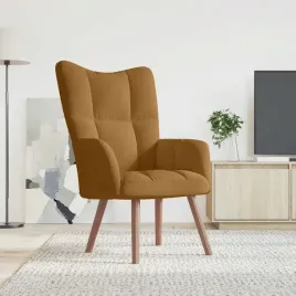 vidaxl-fotel-brazowy-obity-aksamitem