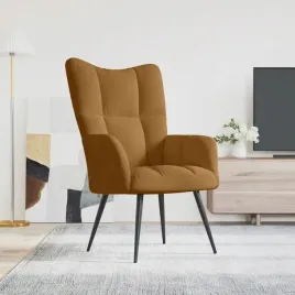 vidaxl-fotel-brazowy-obity-aksamitem