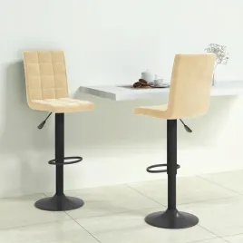 vidaxl-stolki-barowe-2-szt-kremowe-obite-aksamitem