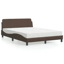 vidaxl-lozko-z-materacem-dover-brazowe-140x190-cm-sztuczna-skora