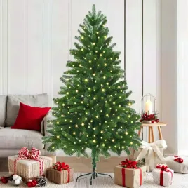 vidaxl-choinka-z-300-diodami-led-z-podstawa-zielony-180-cm-pe