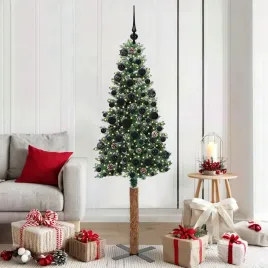 vidaxl-szczupla-choinka-z-300-diodami-led-zielony-i-bialy-180-cm