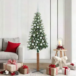 vidaxl-szczupla-choinka-z-300-diodami-led-zielony-i-bialy-180-cm
