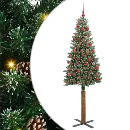 vidaxl-szczupla-choinka-z-300-diodami-led-zielony-i-bialy-180-cm