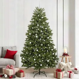 vidaxl-sztuczna-choinka-z-300-diodami-led-zielony-240-cm-pvc-i-metal