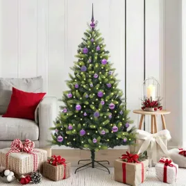 vidaxl-sztuczna-skandynawska-choinka-z-zawiasami-150-led-150-cm