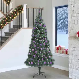 vidaxl-sztuczna-choinka-led-z-zestawem-bombek-zielony-240-cm-pet