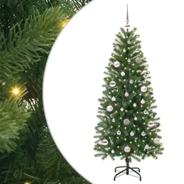 vidaxl-sztuczna-choinka-z-150-diodami-led-zielony-150-cm-pe-i-pvc