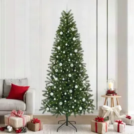 vidaxl-sztuczna-choinka-z-300-diodami-led-zielony-240-cm-pe-i-pvc